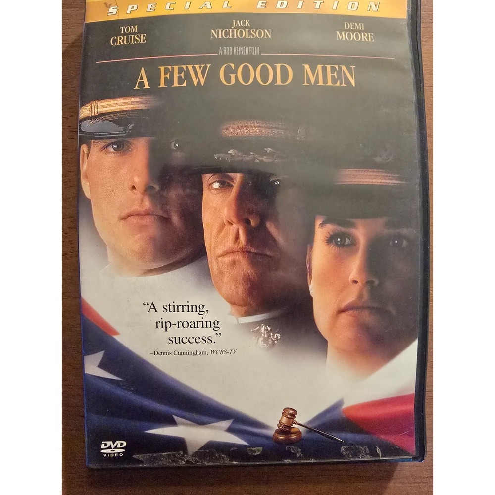 A Few Good Men DVD, Cruise,‎ Nicholson, Moore, Excellent Condition